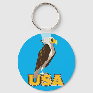 USA Bold Eagle Keychain