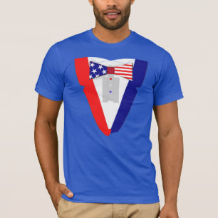 USA Bow Tie Tuxedo T-Shirt