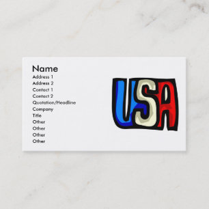USA Business Card