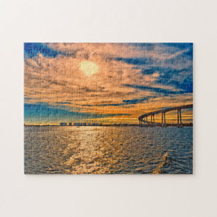 USA, CA, San Diego-Coronado Bay Bridge Jigsaw Puzzle