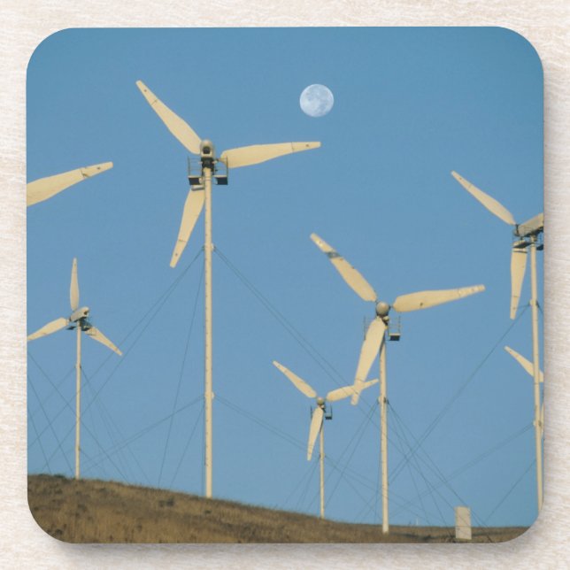 USA, California, Altamont Pass, wind generators. Coaster (Front)