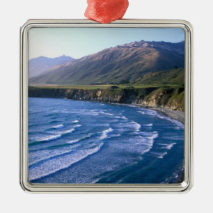 USA, California, Big Sur, bay along Highway 1. Metal Ornament