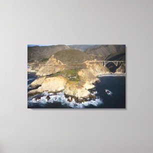 USA. California. Big Sur. Bixby Bridge Canvas Print