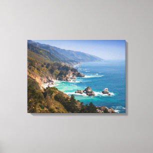 USA, California. California Coast, Big Sur Canvas Print