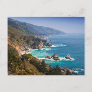 USA, California. California Coast, Big Sur Postcard