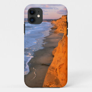 USA, California, Cliffs At Pescadero State Beach iPhone 11 Case
