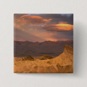 USA, California, Death Valley National Park. 2 Inch Square Button