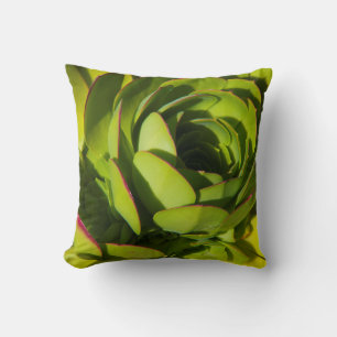 USA, California. Giant Lobelia Plant Close Up Throw Pillow
