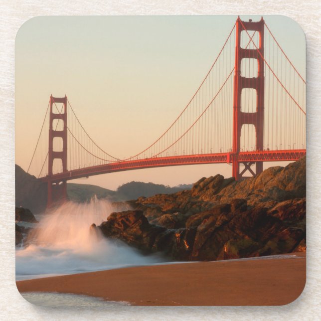 USA, California. Golden Gate Bridge View Coaster (Front)