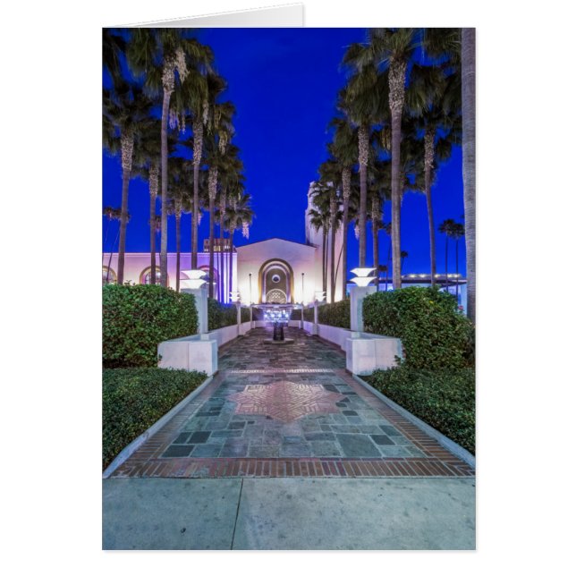 USA, California, Los Angeles, Union Station (Front)