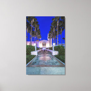 USA, California, Los Angeles, Union Station Canvas Print