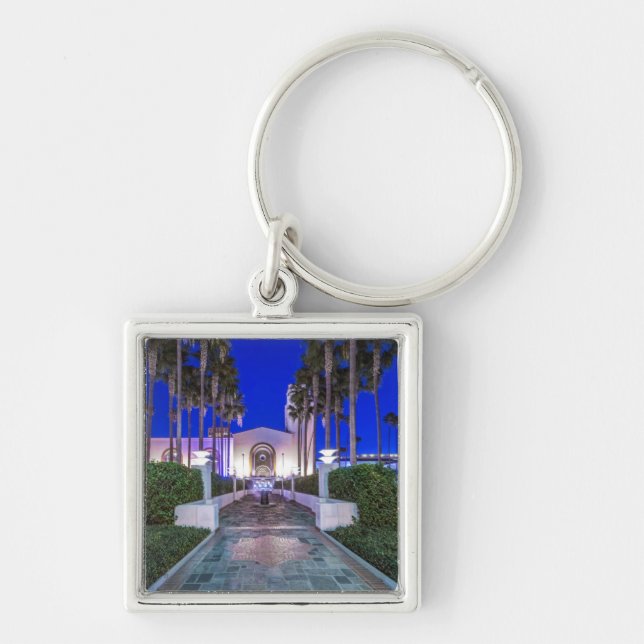 USA, California, Los Angeles, Union Station Keychain (Front)
