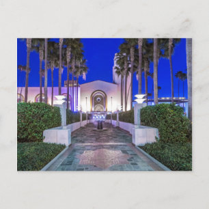 USA, California, Los Angeles, Union Station Postcard