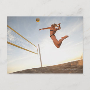 USA, California, Los Angeles, woman playing 2 Postcard