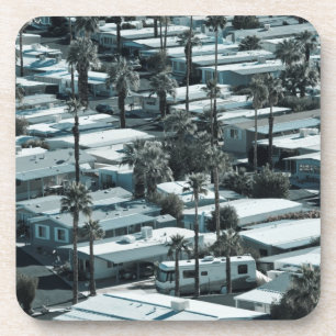 USA, California, Palm Springs. Trailer Park on Coaster