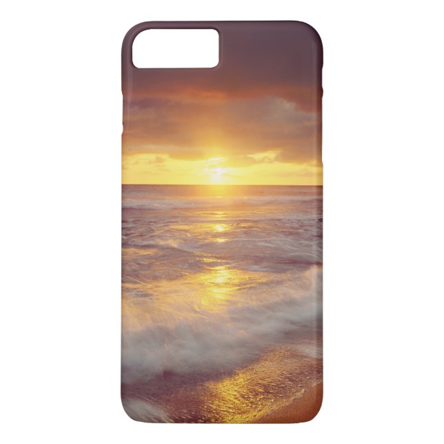 USA, California, San Diego. Sunset Cliffs beach Case-Mate iPhone Case (Back)