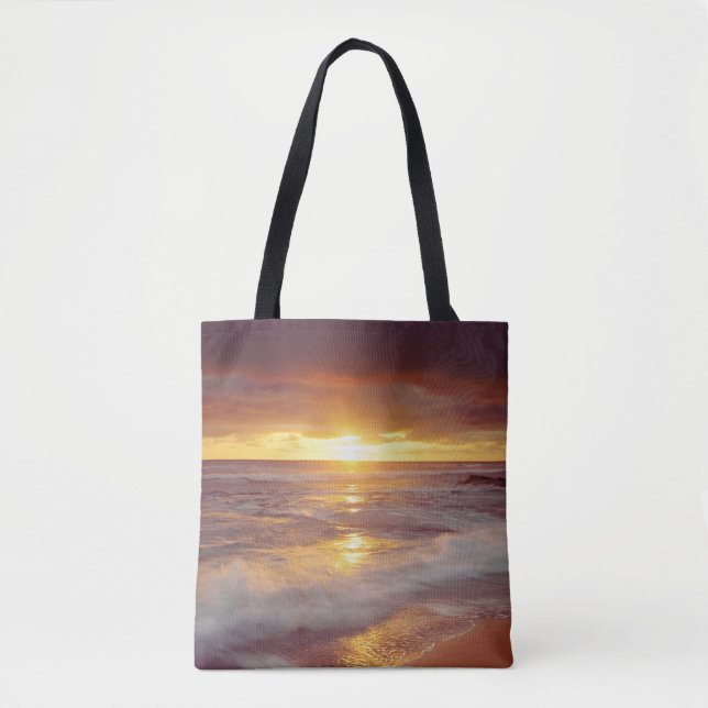 USA, California, San Diego. Sunset Cliffs beach Tote Bag (Front)