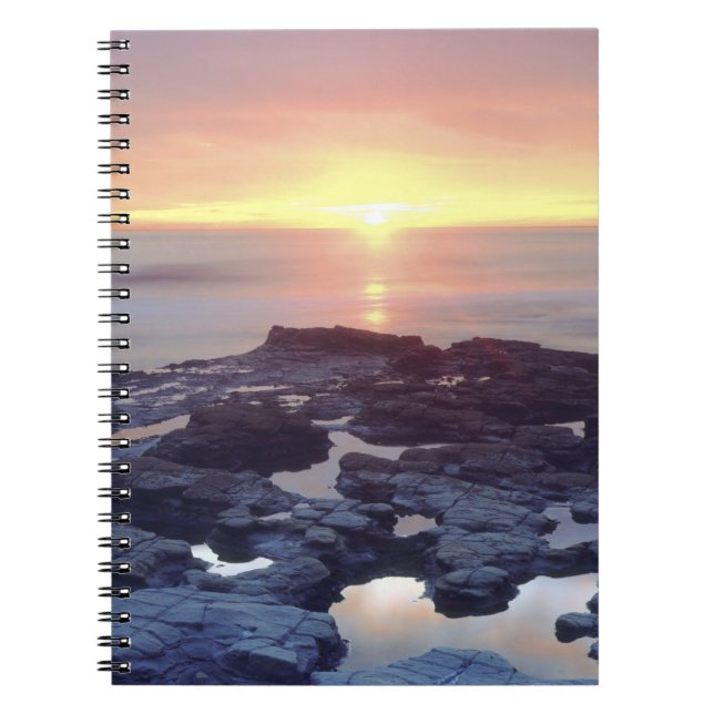 USA, California, San Diego. Sunset Cliffs tide Notebook (Front)