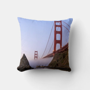 USA, California, San Francisco. Golden Gate 3 Throw Pillow