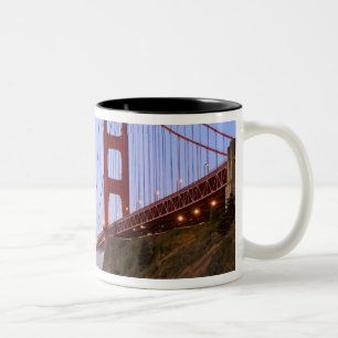 USA, California, San Francisco. Golden Gate 3 Two-Tone Coffee Mug