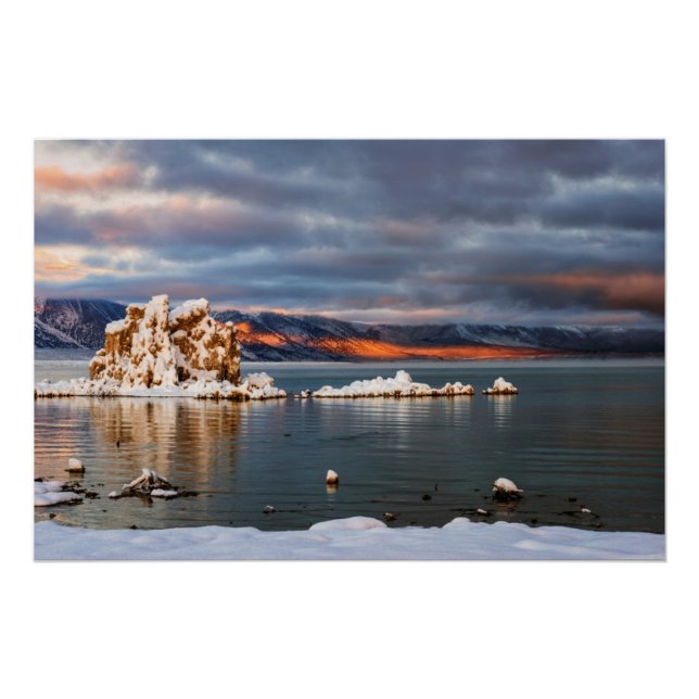 USA, California, Sunrise at Mono Lake Poster (Front)
