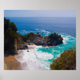USA, California. View Of Mcway Falls Poster