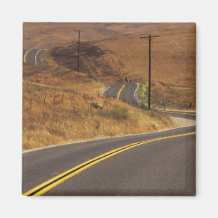 USA, California. Winding country road. Credit Magnet