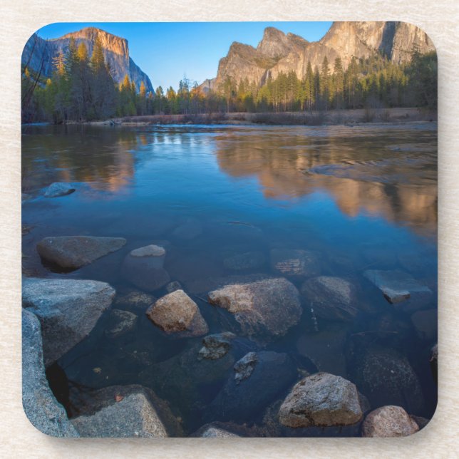 USA, California. Yosemite Valley View 2 Coaster (Front)