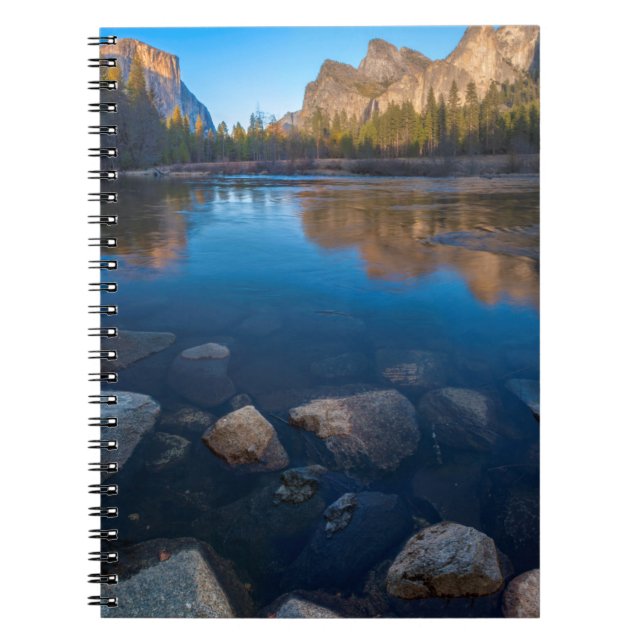 USA, California. Yosemite Valley View 2 Notebook (Front)