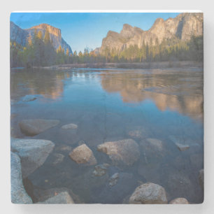 USA, California. Yosemite Valley View 2 Stone Coaster