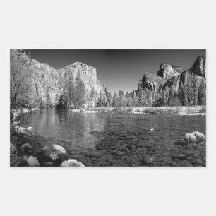USA, California. Yosemite Valley View Sticker
