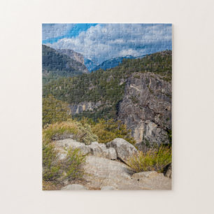 USA, California. Yosemite Valley Vista 2 Jigsaw Puzzle
