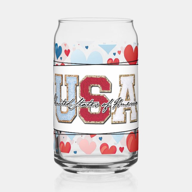 USA CAN GLASS (Left)