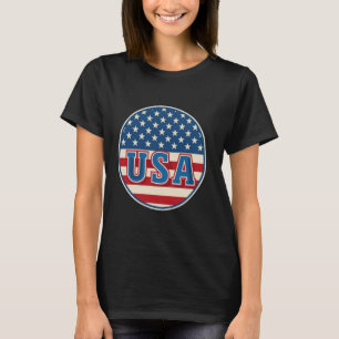 USA Casual Women Men Patriotic American Pride Summ T-Shirt