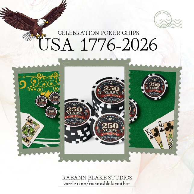 USA Celebrating 250 Years Poker Chips (Creator Uploaded)