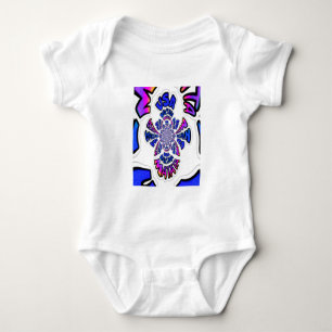 USA Celebration: Lovely Fun Text Dynamic Art Baby Bodysuit