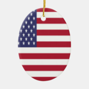 USA CERAMIC ORNAMENT