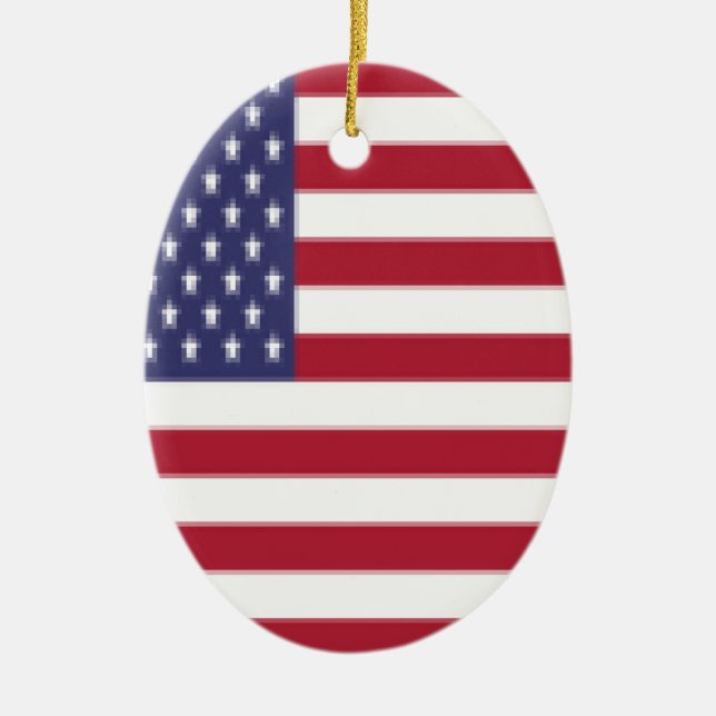 USA CERAMIC ORNAMENT (Front)