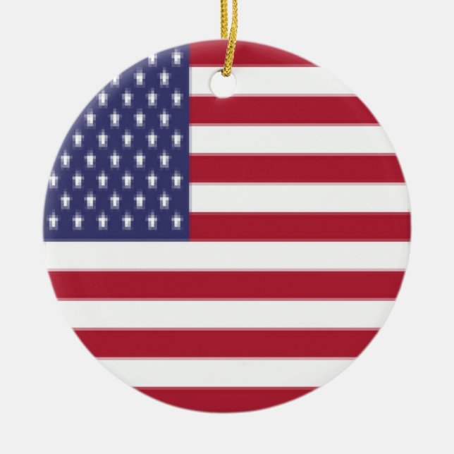 USA CERAMIC ORNAMENT (Front)