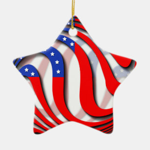 USA CERAMIC ORNAMENT