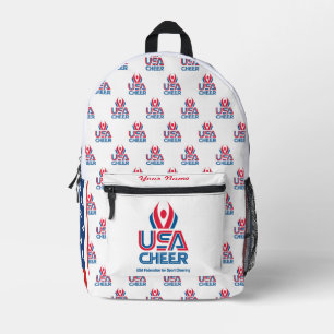 USA Cheer Flag Customizable Backpack