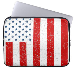 USA Civil Flag of Peacetime Laptop Sleeve