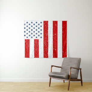 USA Civil Flag of Peacetime Tapestry