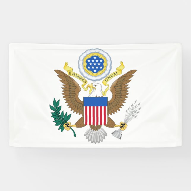 USA Coat Of Arms (h) bnrcnt Banner (Horizontal)