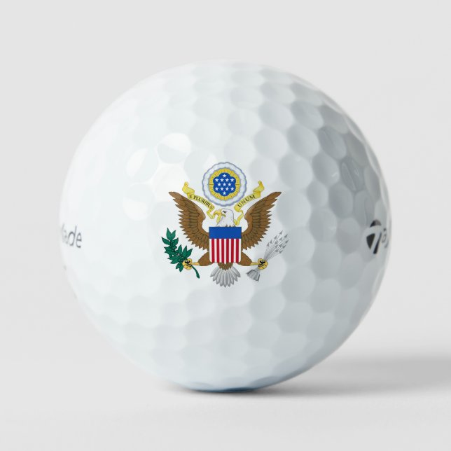 USA Coat Of Arms tmtp5 gbcnt Golf Balls (Front)