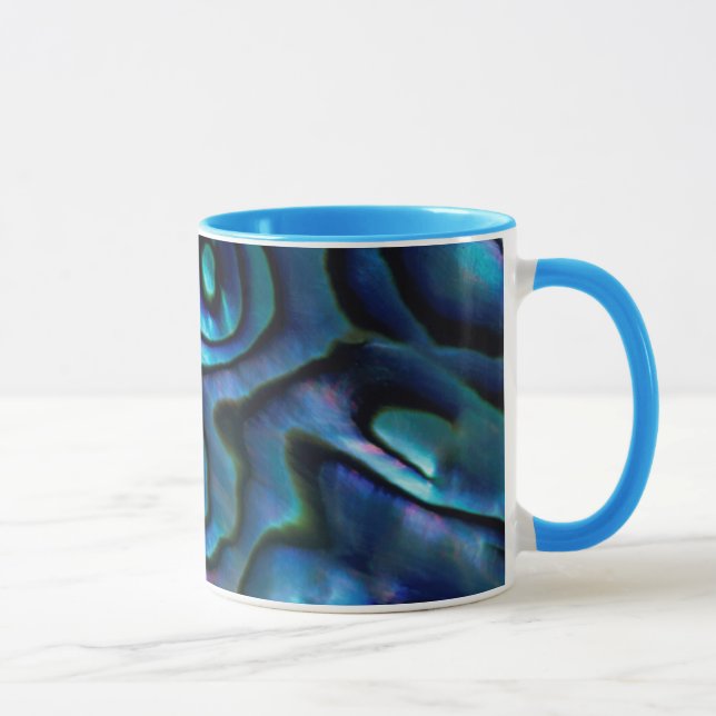 USA, Colorado, Lafayette. Abalone shell Mug (Right)
