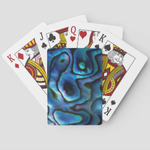 USA, Colorado, Lafayette. Abalone shell Playing Cards