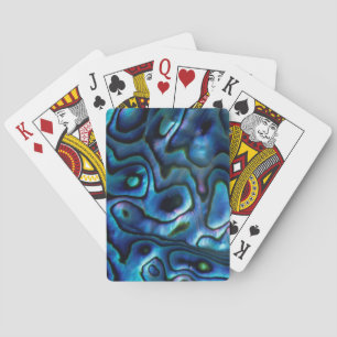 USA, Colorado, Lafayette. Abalone shell Playing Cards