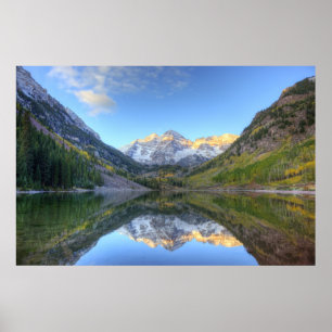 USA, Colorado, Maroon Bells-Snowmass Poster