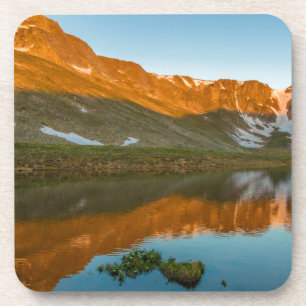 USA, Colorado, Mt. Evans. Summit Lake Reflection Coaster